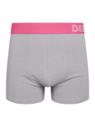 Boxer gris et rose pour hommes