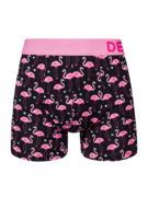 Boxer rigolo pour hommes Flamants et cœurs