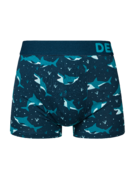 Boxers raccourcis pour hommes Requin Bleu
