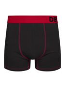 Schwarze und rote Boxershorts für Männer