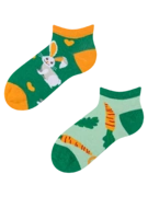 Socquettes rigolotes pour enfants Lapin et carotte
