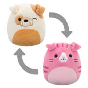 SQUISHMALLOWS 2v1 mačka Geraldine a buldog Brock