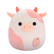 SQUISHMALLOWS Broskvová kravička Lilaz, 20 cm