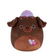 SQUISHMALLOWS Brownie psík - Rico, 20 cm
