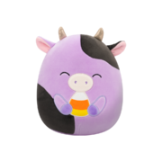 SQUISHMALLOWS Fialová kravička Alexie, 20 cm