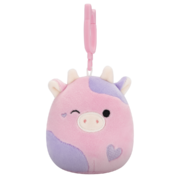 SQUISHMALLOWS klíčenka Kravička – Patty, 9 cm