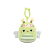 SQUISHMALLOWS Kľúčenka - zelený čmeliak Sibyl, 9 cm