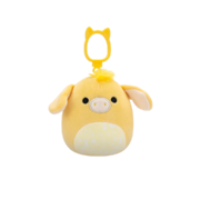 SQUISHMALLOWS Kľúčenka - Žltý osol - Gavyn, 9 cm