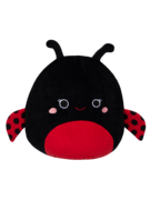 Peluche Squishmallows de 35 cm Trudy la coccinelle noire