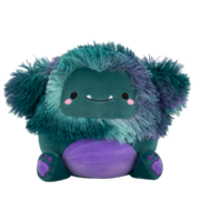 Peluche Squishmallows de 20 cm JT le Yéti bleu sarcelle foncé avec ventre violet