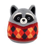 SQUISHMALLOWS Mýval Rocky, 20 cm