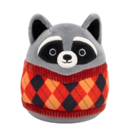 SQUISHMALLOWS Mýval Rocky, 20 cm