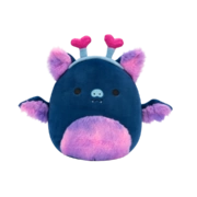 Peluche Squishmallows de 20 cm Milan la chauve-souris à fruits bleu marine Girly Goth