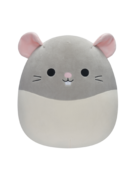 SQUISHMALLOWS Šedo-biely potkan Rusty, 30 cm