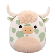 SQUISHMALLOWS Zelená kravička Celestino, 20 cm