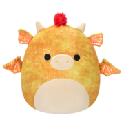SQUISHMALLOWS Zlatý drak Dieric, 40 cm