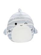 SQUISHMALLOWS Žralok se třpytivým bříškem Saschie, 30 cm