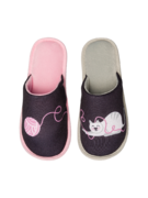 Pantoufles rigolotes Chat et balle