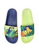 Sandales rigolotes Toucan et feuilles