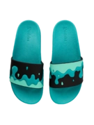 Sandales rigolotes Gouttes turquoises