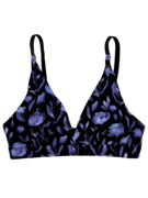 Bralette triangulaire sans coutures Coquelicot de minuit