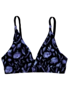 Bralette triangulaire sans coutures Coquelicot de minuit
