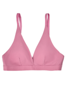 Bralette triangulaire vieux rose sans coutures
