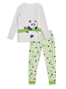 Pijama alegre para mujer Bambú y panda