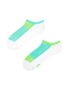 Chaussettes fonctionnelles vertes et menthe pour baskets