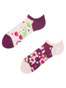 Socquettes rigolotes pour baskets Fleur de cerisier