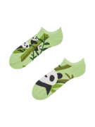 Socquettes rigolotes pour baskets Panda et bambou