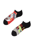 Socquettes rigolotes pour baskets Formule de course
