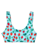 Haut de bikini de sport rigolo Petites fraises
