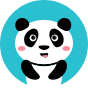 Lustige Kindersocken Panda