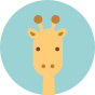 Lustige Kindersocken Giraffe
