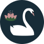 Chaussettes rigolotes Cygne blanc