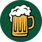 Veselé pantofle Pivo a bublinky
