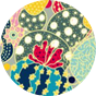 Serviette de cuisine rigolote Fleurs de cactus