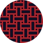 Chaussettes à motifs bleues et rouges