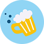 Chaussettes rigolotes Bière et carrousels