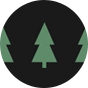 Bonnet tricoté et rigolo Ornement forestier