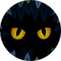 Parapluie rigolo Yeux de chat