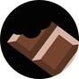Chaussettes mi-mollet rigolotes Amour du chocolat