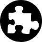 Chaussettes mi-mollet rigolotes Puzzle de cœur