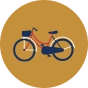 Veselé ponožky Mestský bicykel
