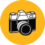 Veselé papuče Fotoaparát