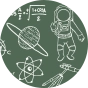 Chaussettes rigolotes Physique contre chimie