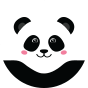 Lustige warme Socken für Kinder Glücklicher Panda