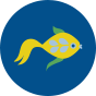 Vrolijke kindersokken Aquariumvissen