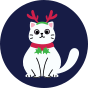 Veselý vánoční svetr Vánoční kočky
